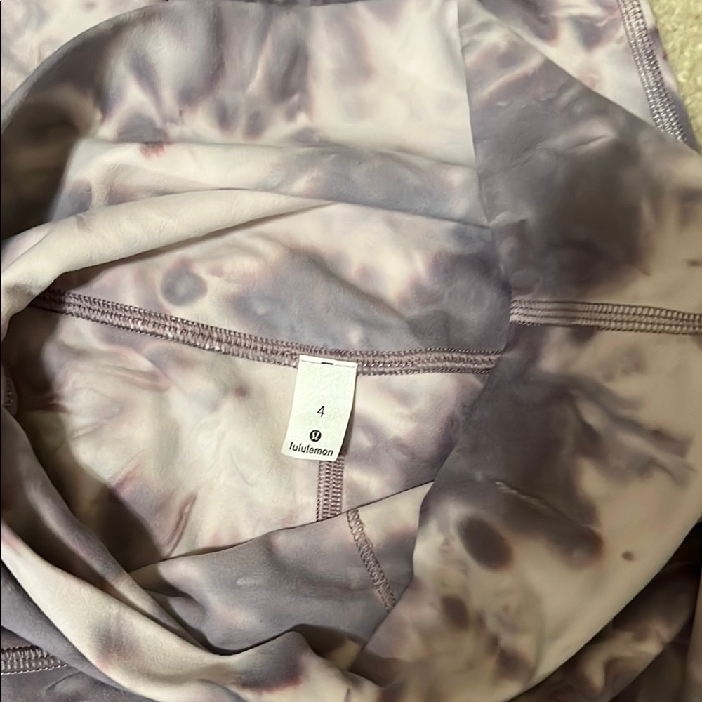 lululemon athletica Purple Tie-Dye Leggings